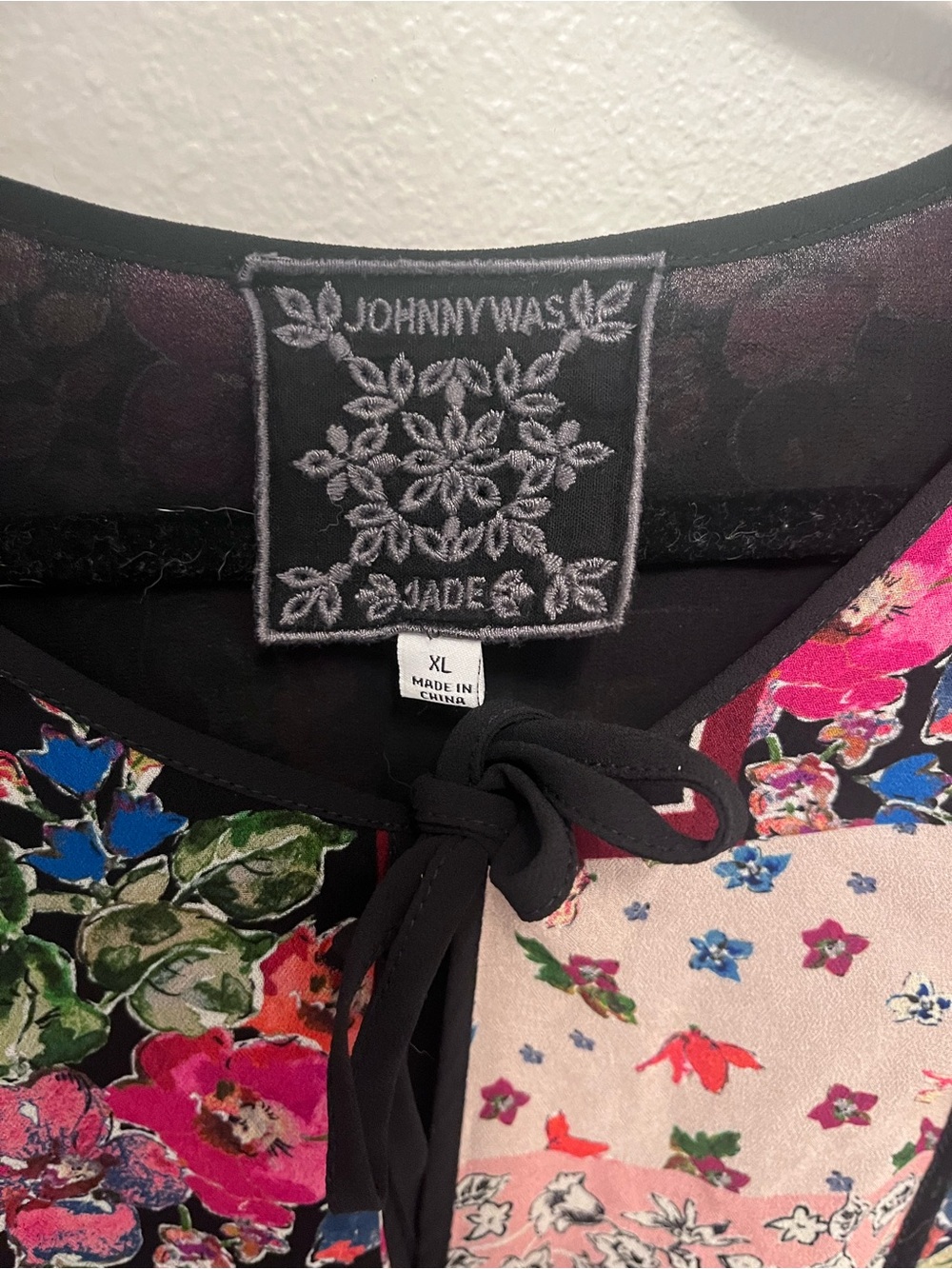 Johnny Was Boho Floral Patchwork Dress β Size XL πΈ - Picture 5 of 6